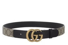 Load image into Gallery viewer, Gucci Double G belt beige ebony/black size 85