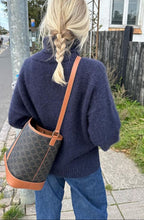 Load image into Gallery viewer, Celine medium bucket bag in triomphe canvas