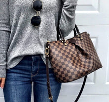 Load image into Gallery viewer, Louis Vuitton Siena MM in damier ebene