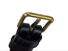 Load image into Gallery viewer, Celine triomphe teen in black shiny calf