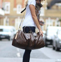 Load image into Gallery viewer, Louis Vuitton keepall bandouliere 55 in damier ebene