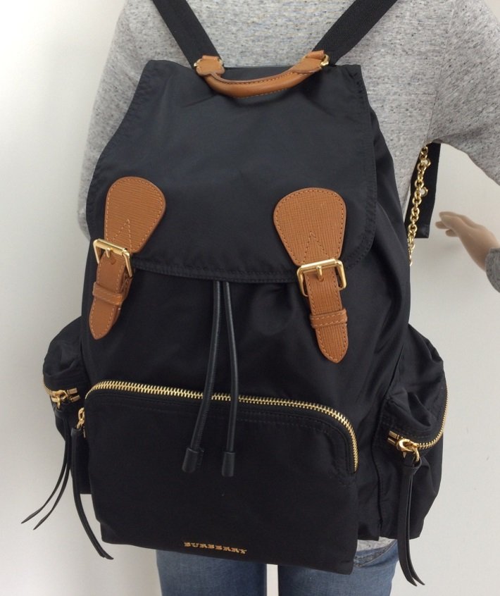 Burberry the large rucksack sale in technical nylon and leather