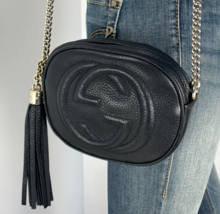 Soho leather mini chain bag sale