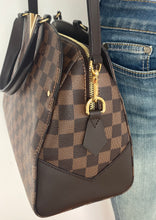 Load image into Gallery viewer, Louis Vuitton kensington bowling bag in damier ebene