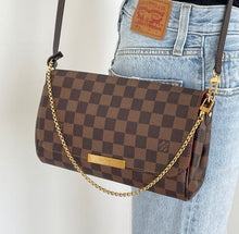 Load image into Gallery viewer, Louis Vuitton favorite MM in damier ebene