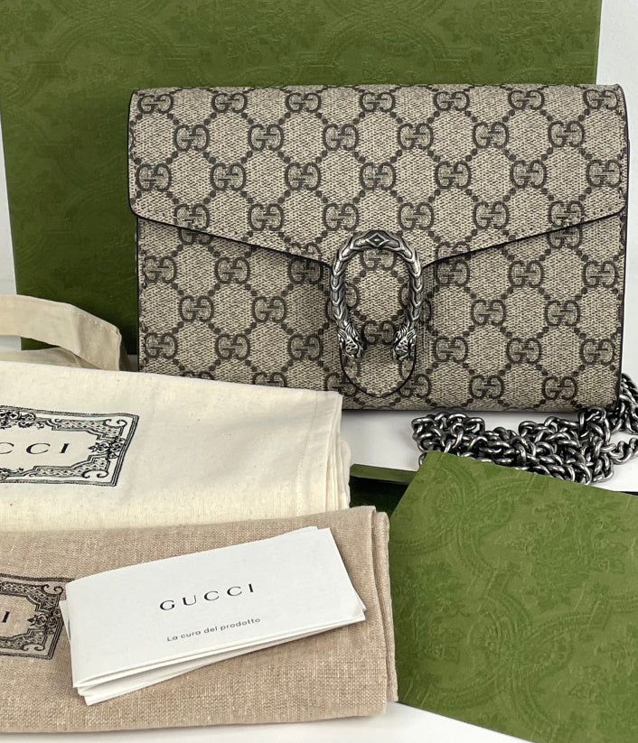 Gucci dionysus supreme chain wallet – Lady Clara's Collection