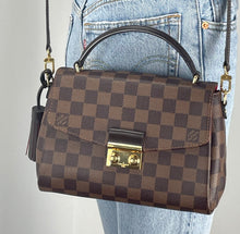 Load image into Gallery viewer, Louis Vuitton croisette in damier ebene