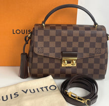 Load image into Gallery viewer, Louis Vuitton croisette in damier ebene