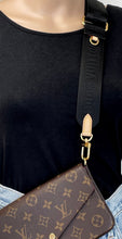 Load image into Gallery viewer, Louis Vuitton logo bandouliere in black