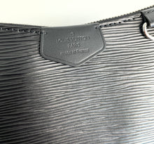Load image into Gallery viewer, Louis Vuitton easy pouch on strap in black epi leather