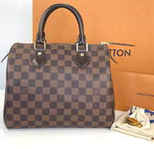 Load image into Gallery viewer, Louis Vuitton speedy 25 damier ebene