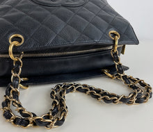 Load image into Gallery viewer, Chanel PST petite timeless shopper tote in caviar