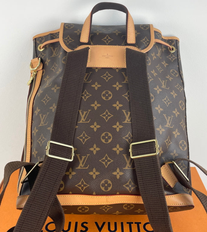 Authentic LOUIS VUITTON Monogram Sac a Dos Bosphore M40107 Men's  Backpack