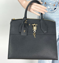 Load image into Gallery viewer, Louis Vuitton city steamer MM Noir