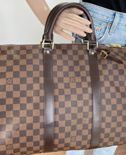 Load image into Gallery viewer, Louis Vuitton keepall 50 in damier ebene