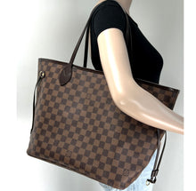 Load image into Gallery viewer, Louis Vuitton neverfull MM damier