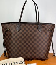 Load image into Gallery viewer, Louis Vuitton neverfull MM damier