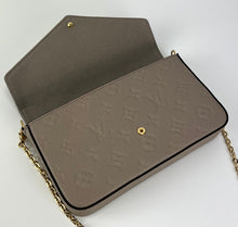 Load image into Gallery viewer, Louis Vuitton empreinte pochette felicie in dune