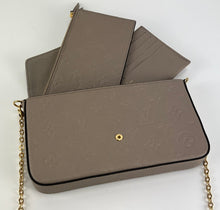 Load image into Gallery viewer, Louis Vuitton empreinte pochette felicie in dune