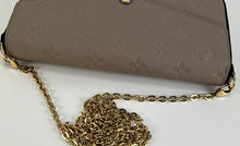 Load image into Gallery viewer, Louis Vuitton empreinte pochette felicie in dune