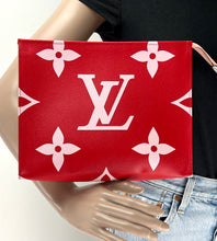 Load image into Gallery viewer, Louis Vuitton monogram giant toiletry pouch 26 rouge
