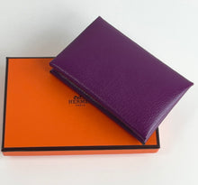 Load image into Gallery viewer, Hermes calvi card holder in anemone