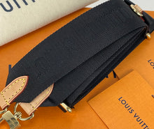 Load image into Gallery viewer, Louis Vuitton logo bandouliere in black