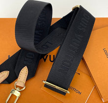 Load image into Gallery viewer, Louis Vuitton logo bandouliere in black