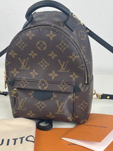 Load image into Gallery viewer, Louis Vuitton palm springs mini backpack in monogram canvas