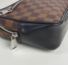 Load image into Gallery viewer, Louis Vuitton Kasai clutch in damier ebene canvas