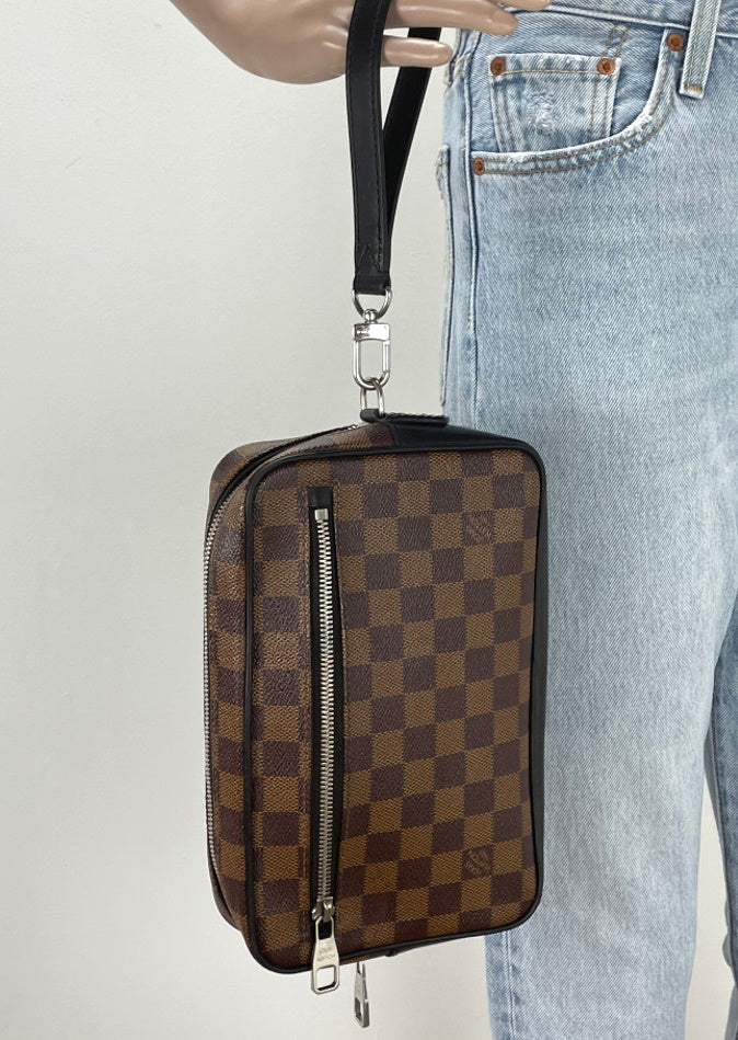 Louis Vuitton Kasai clutch in damier ebene canvas – Lady Clara's