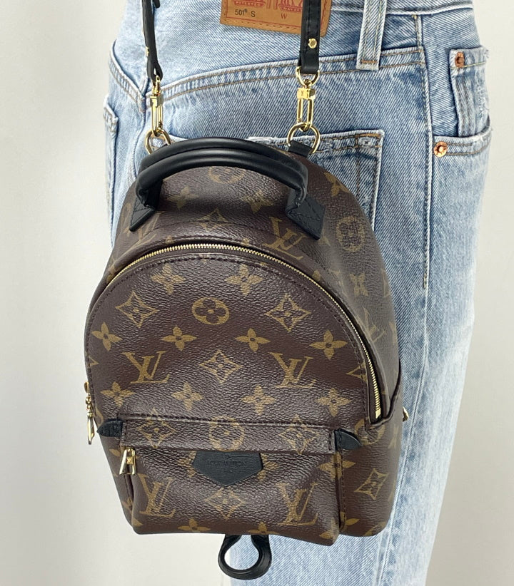 louis vuitton backpack tumblr Louis Vuitton palm springs mini backpack in monogram canvas – Lady Clara's  Collection
