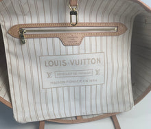 Load image into Gallery viewer, Louis Vuitton neverfull MM damier azur
