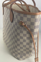 Load image into Gallery viewer, Louis Vuitton neverfull MM damier azur