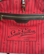 Load image into Gallery viewer, Louis Vuitton Neverfull MM size in damier ebene