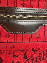 Load image into Gallery viewer, Louis Vuitton Neverfull MM size in damier ebene