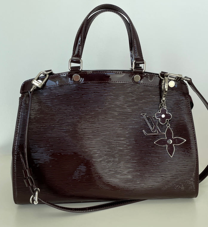 Louis Vuitton Plum Epi Leather Electric Brea MM Bag at 1stDibs