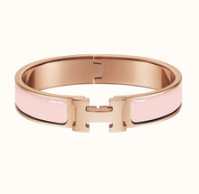 Load image into Gallery viewer, Hermes Clic H enamel rose drageé