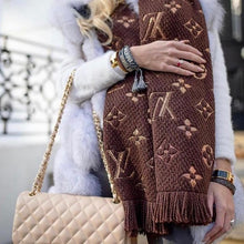 Load image into Gallery viewer, Louis Vuitton logomania shine scarf