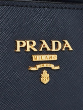 Load image into Gallery viewer, Prada saffiano and calfskin tote with strap