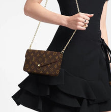 Load image into Gallery viewer, Louis Vuitton pochette felicie in monogram canvas