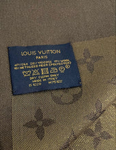 Load image into Gallery viewer, Louis Vuitton monogram shine shawl brown/gold