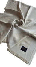 Load image into Gallery viewer, Louis Vuitton shine shawl white/gold