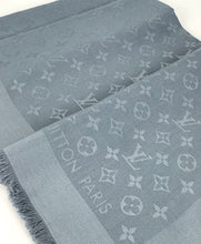 Load image into Gallery viewer, Louis Vuitton monogram shawl in anthracite