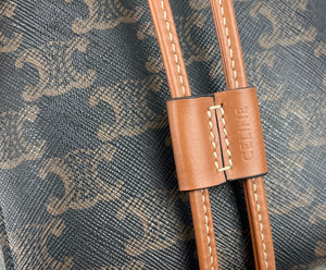 Celine micro sailor bag in triomphe canvas