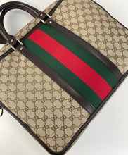 Load image into Gallery viewer, Gucci GG vintage  webstripe briefcase