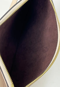 Louis Vuitton pochette monogram empreinte clutch