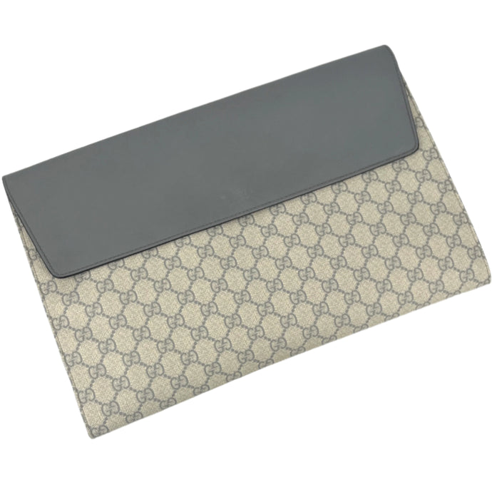 Gucci supreme canvas large pouch/ folder unisex