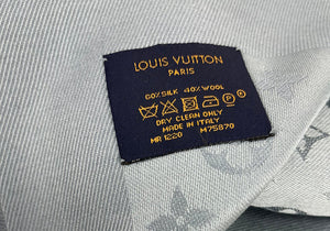 Louis Vuitton monogram shawl in anthracite