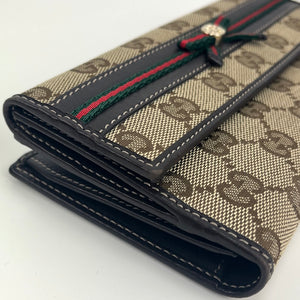 Gucci GG Mayfair continental bow wallet